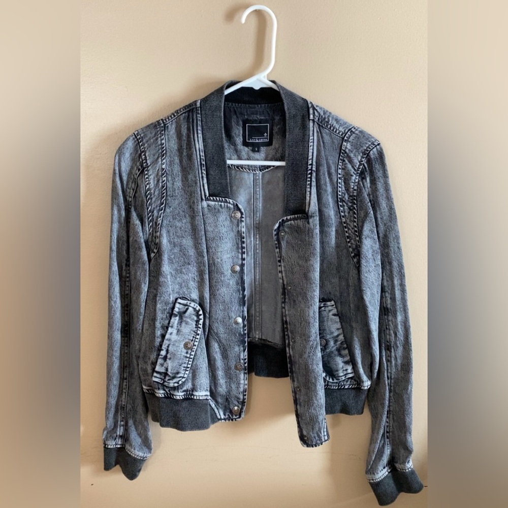 LILY & LOTTIE TENCEL BOMBER JACKET / SMALL